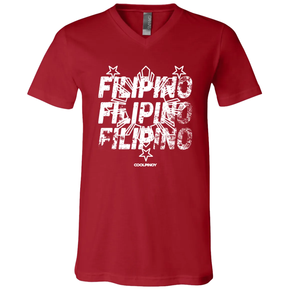 Filipino Filipino Filipino Unisex Jersey V-Neck T-Shirt