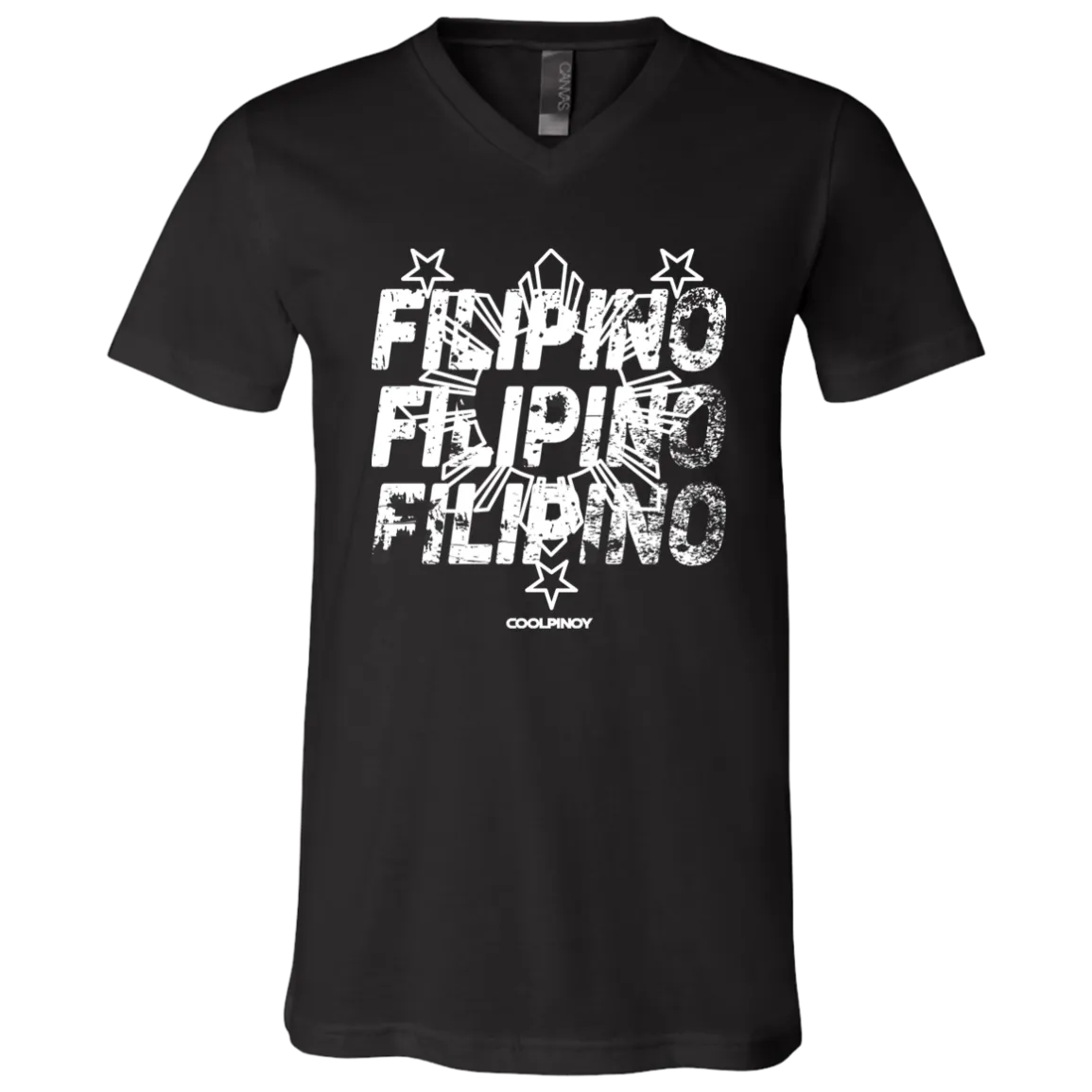 Filipino Filipino Filipino Unisex Jersey V-Neck T-Shirt