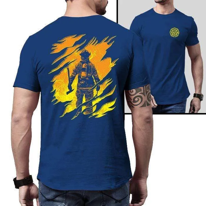 Firefighter Into The Inferno Premium Tee