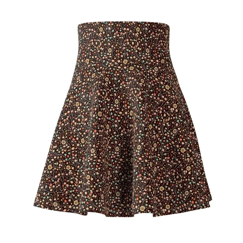 Floral Frenzy Women Skater Skirt Unleash your Style