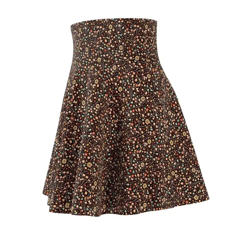 Floral Frenzy Women Skater Skirt Unleash your Style