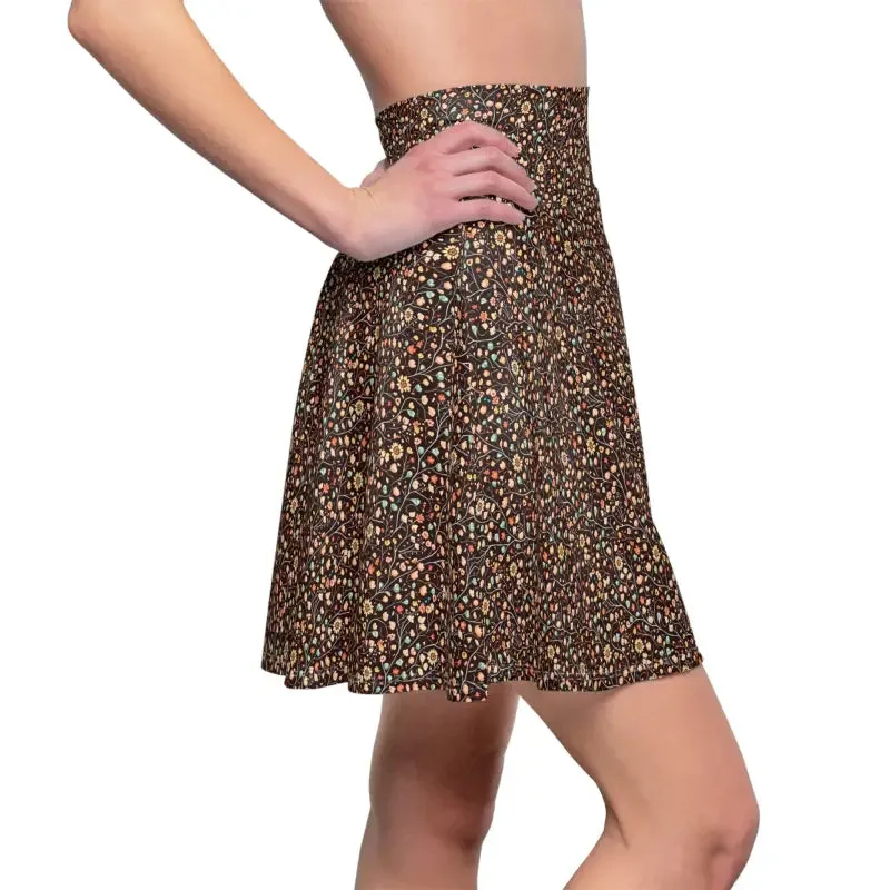 Floral Frenzy Women Skater Skirt Unleash your Style