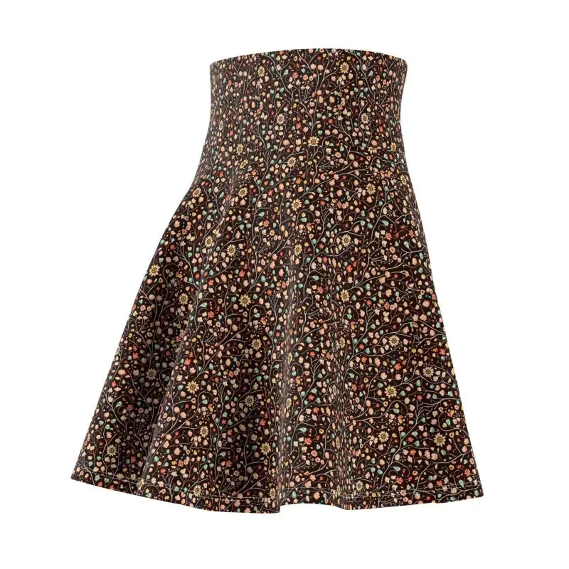 Floral Frenzy Women Skater Skirt Unleash your Style