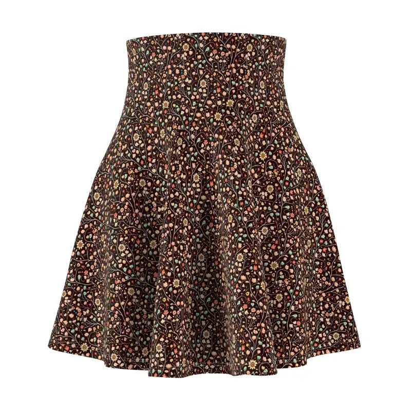 Floral Frenzy Women Skater Skirt Unleash your Style
