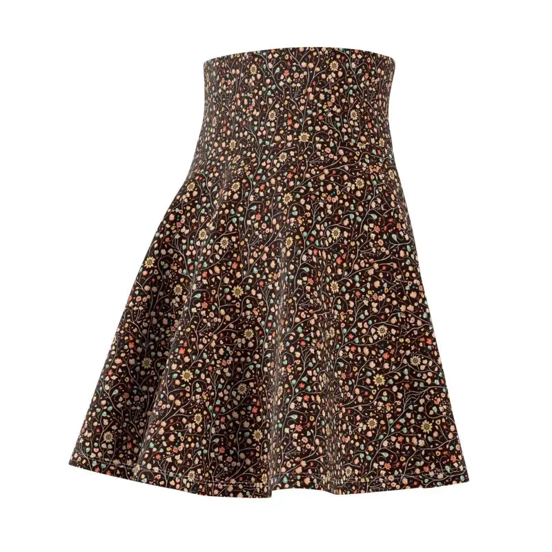 Floral Frenzy Women Skater Skirt Unleash your Style