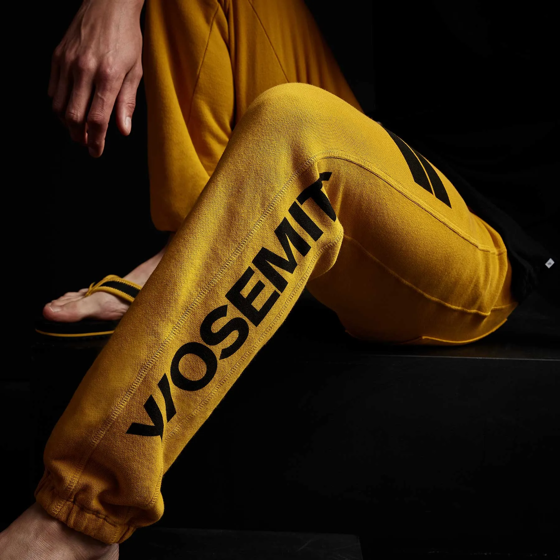 French Terry Sweatpant - Crocus Yellow