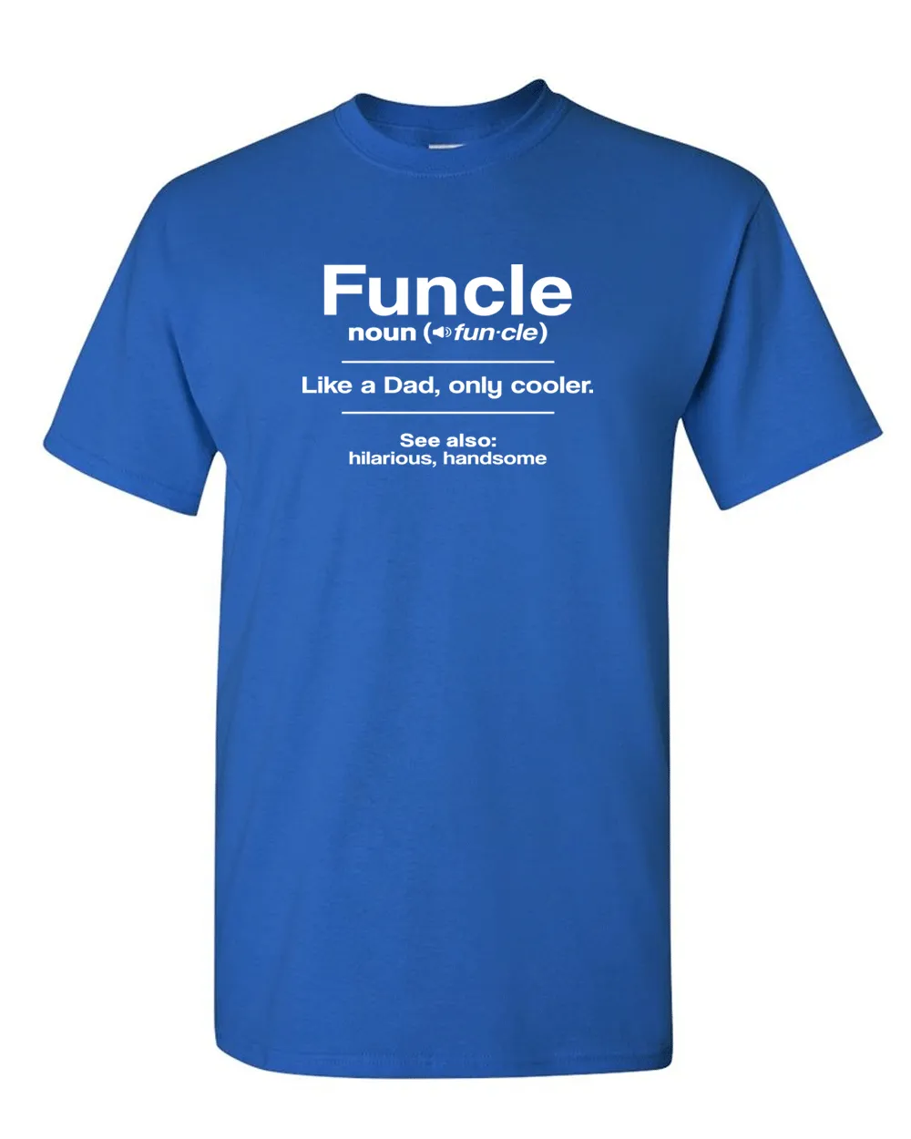 Funcle T-shirt Gift for Uncle Tees Graphic Novelty Sarcastic Funny T Shirt