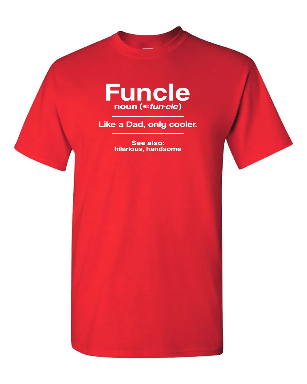 Funcle T-shirt Gift for Uncle Tees Graphic Novelty Sarcastic Funny T Shirt