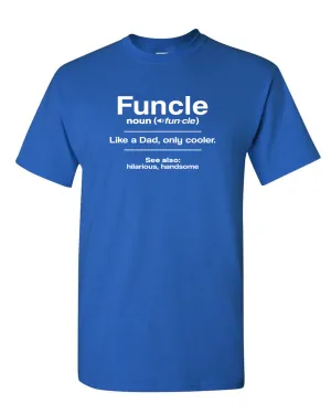 Funcle T-shirt Gift for Uncle Tees Graphic Novelty Sarcastic Funny T Shirt