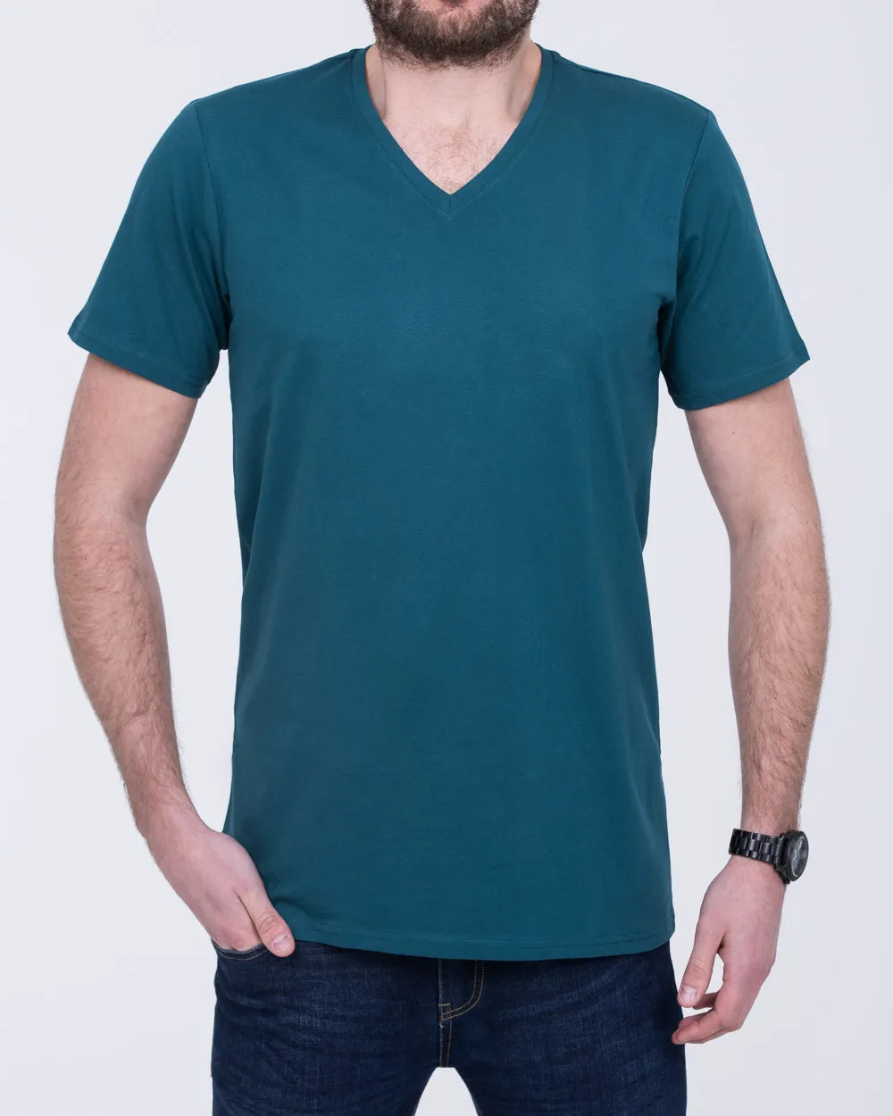 Girav New York Tall V-Neck (deep green)