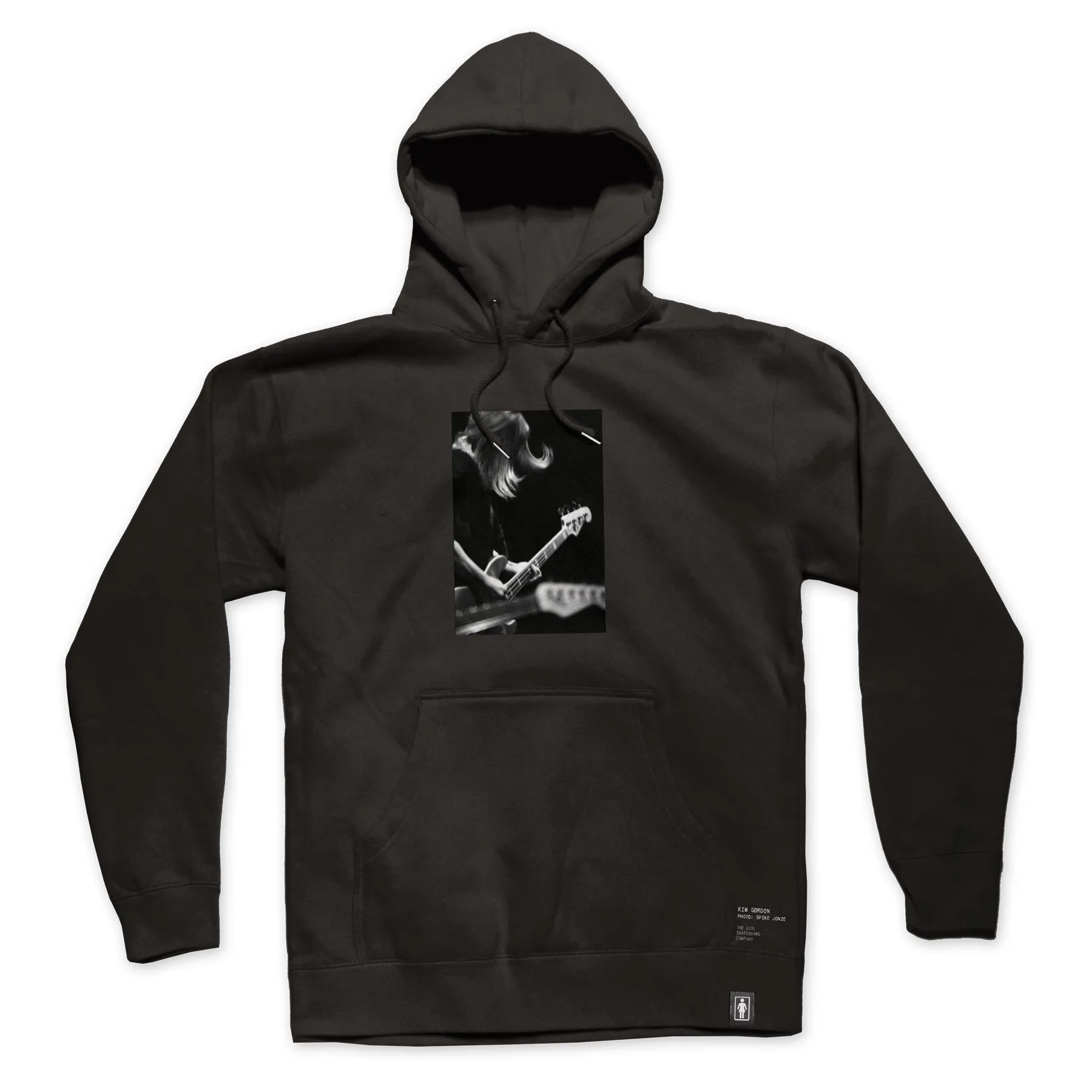 Girl Shot by Spike Kim Gordon Hoodie Black