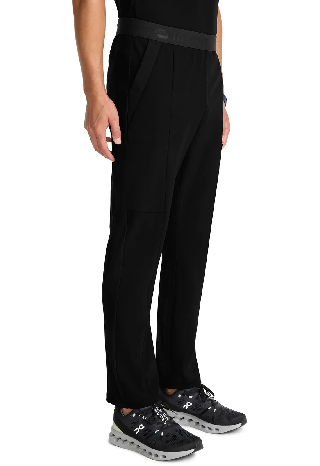 GNR8 IN013A Men's Straight Leg Pants Black