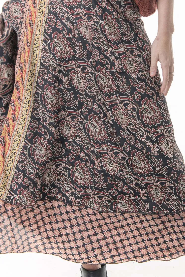 Goddess Wrap Skirt - Rust