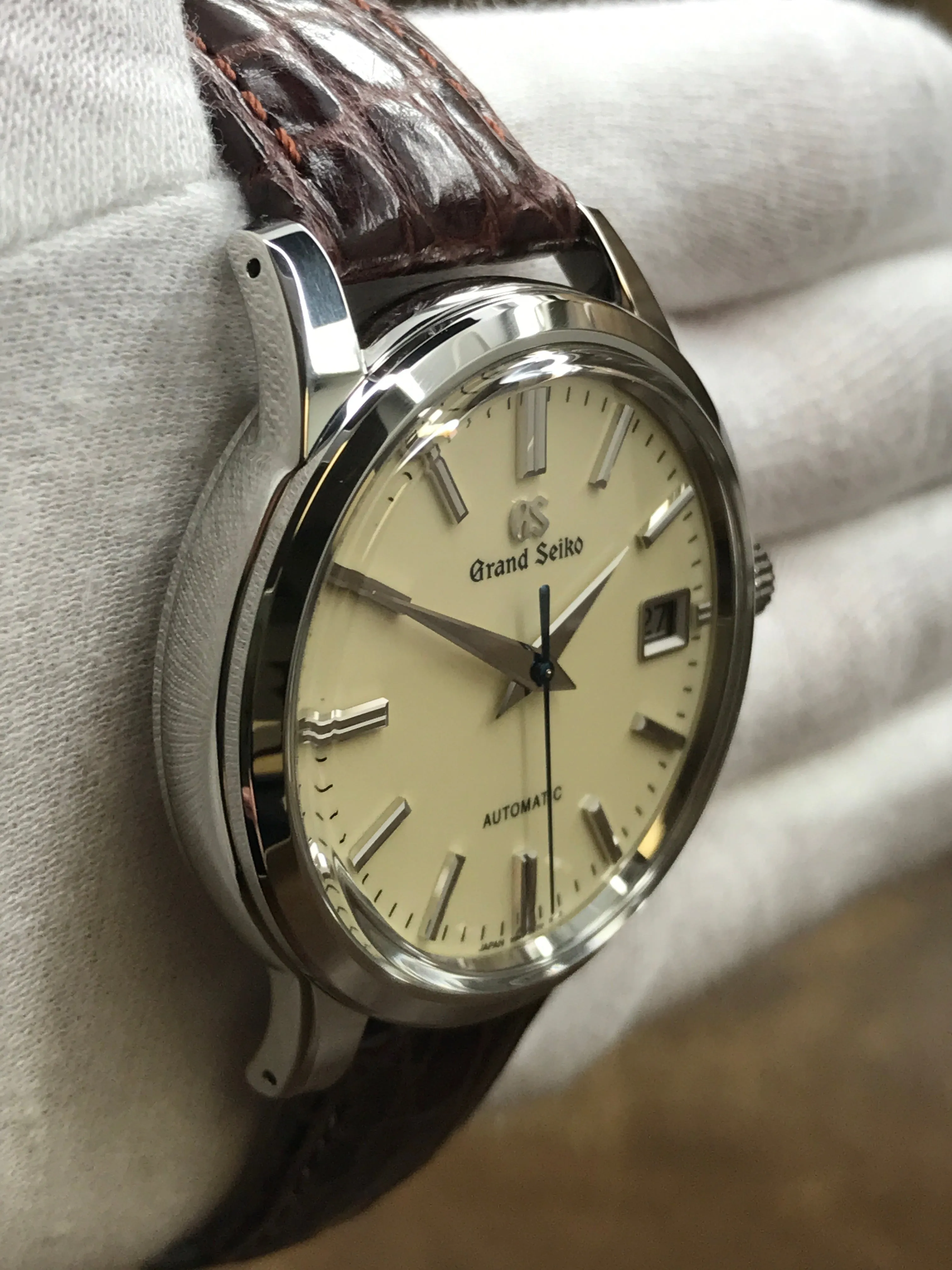 Grand Seiko Elegance Collection SBGR261 Ivory Beige Dial Automatic Men's Watch