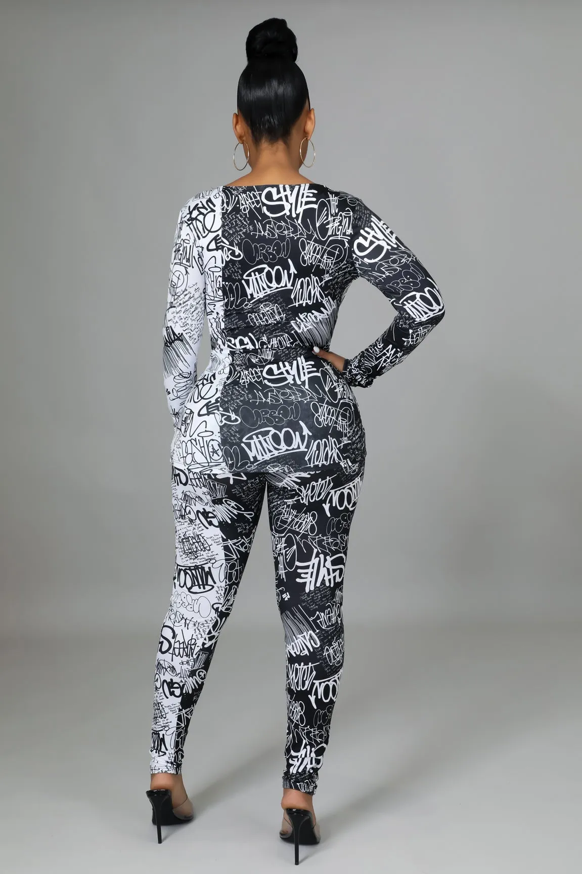Graphics Delight 2pc Pants Set Plus