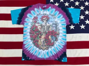 Grateful Dead - 1994 P.Maguire “ 1965 - 1995 30 Years “  Original Vintage Rock Tie Dye T- Shirt By Liquid Blue Made In USA