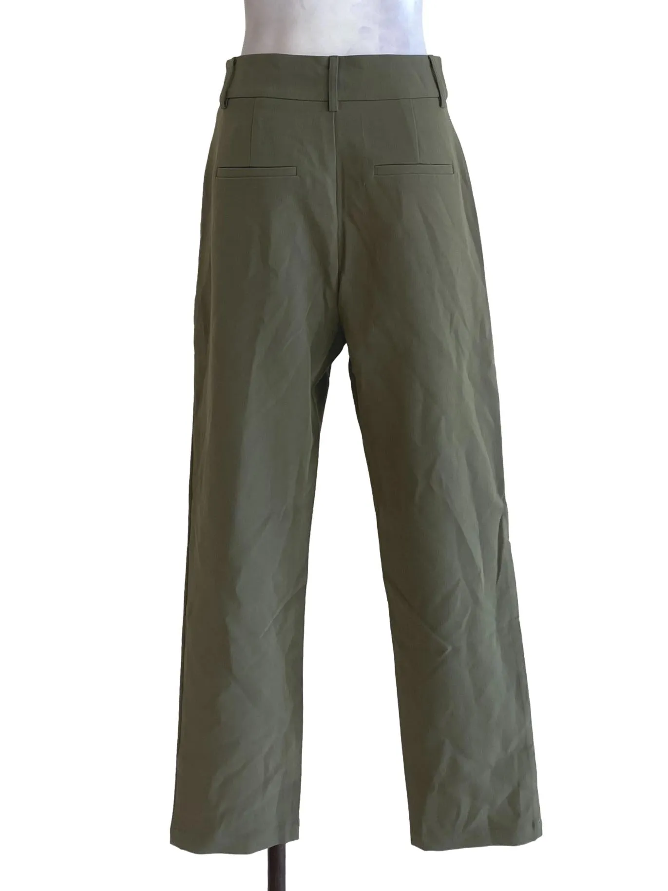 Green Plain Pants YHF