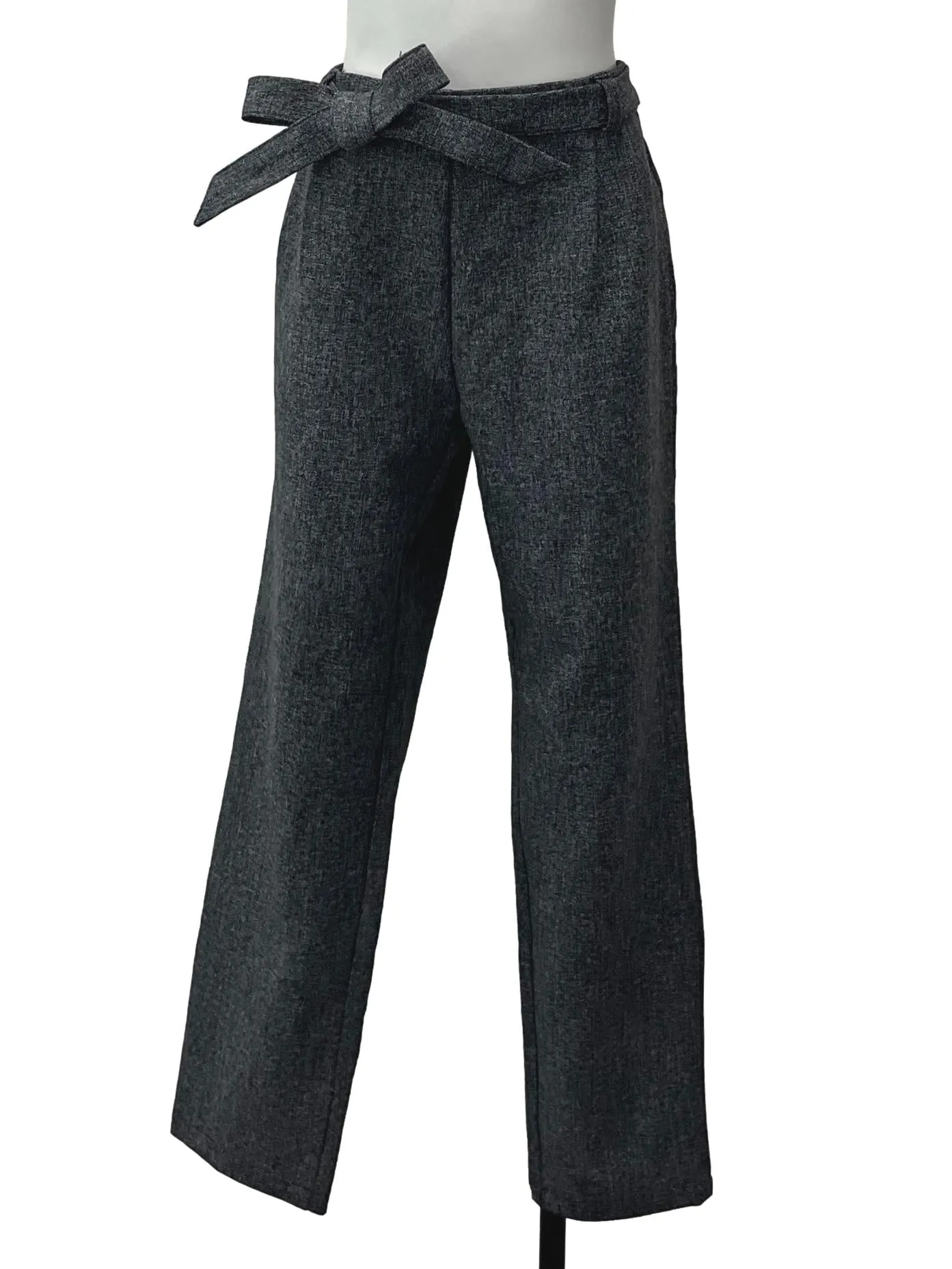 Grey Elastic Pants