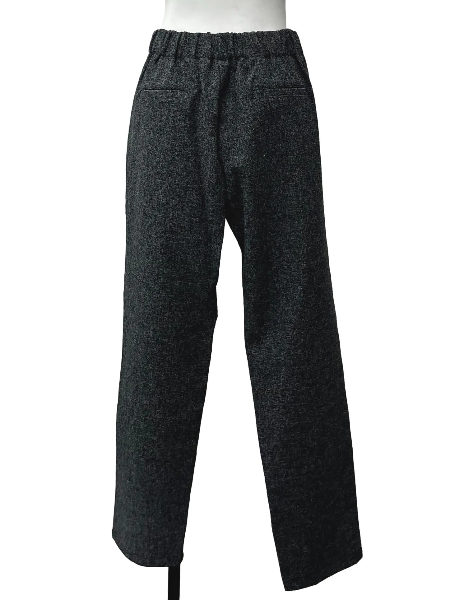 Grey Elastic Pants