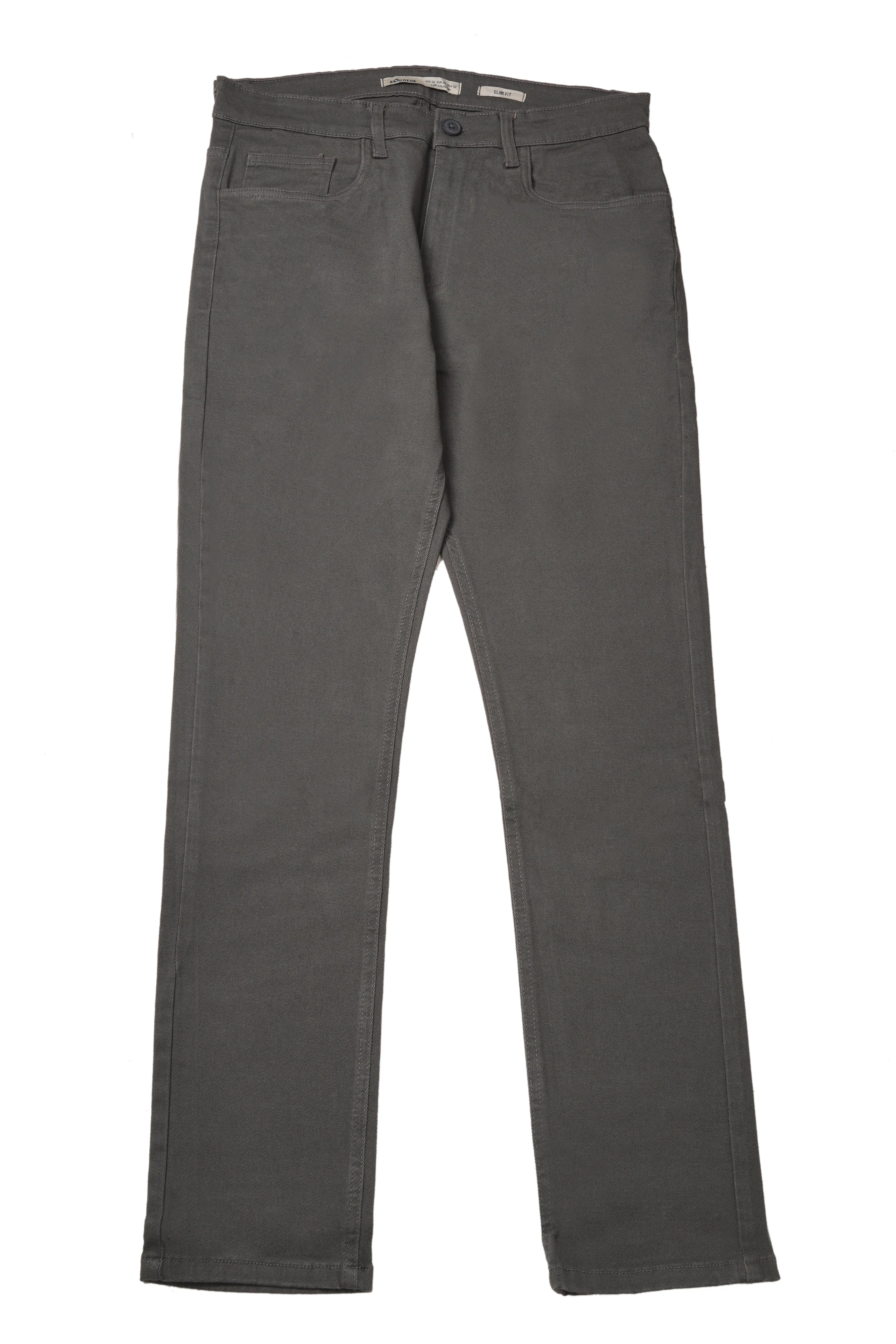 Grey Slim Fit Pants