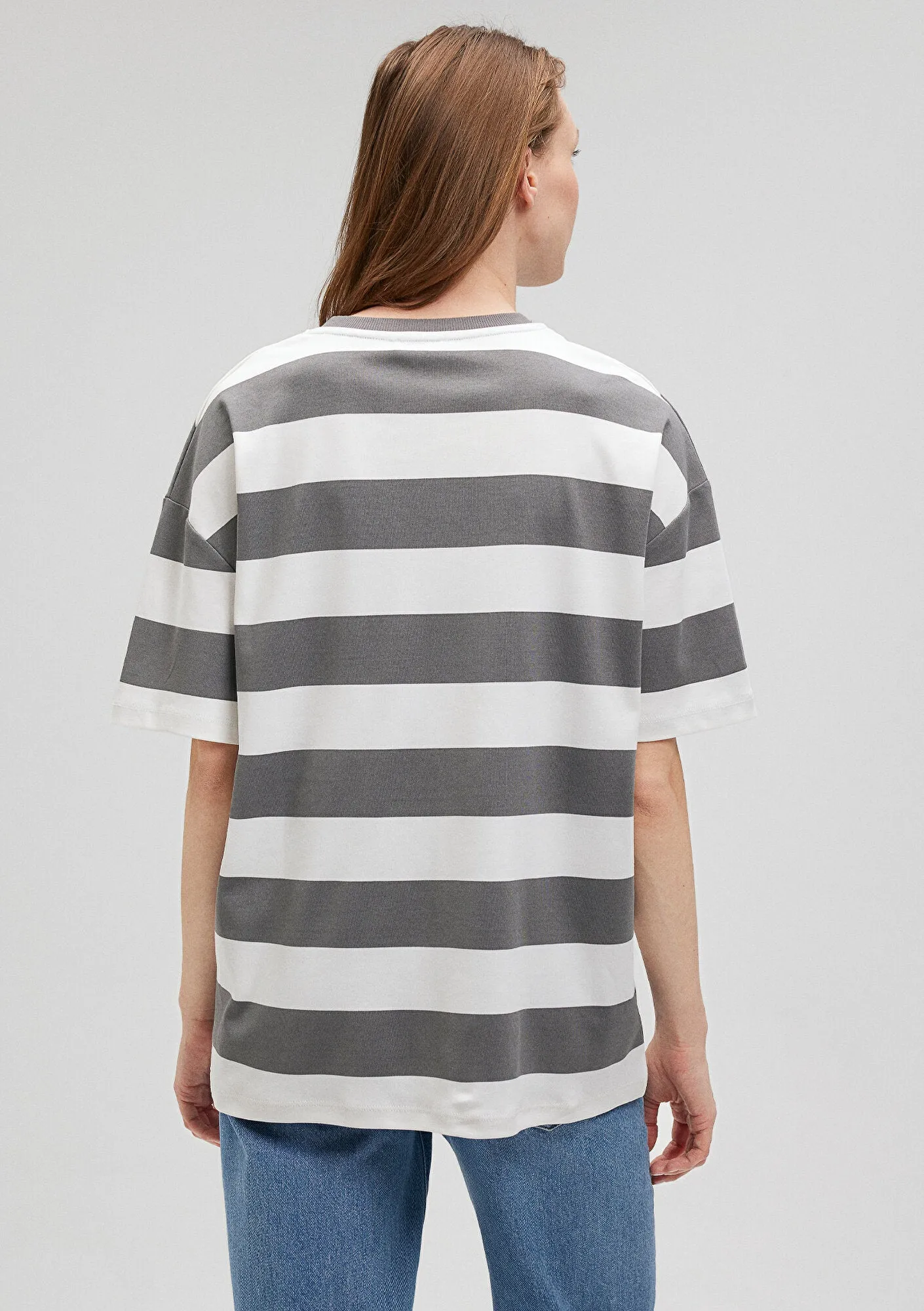 Grey Striped T-Shirt