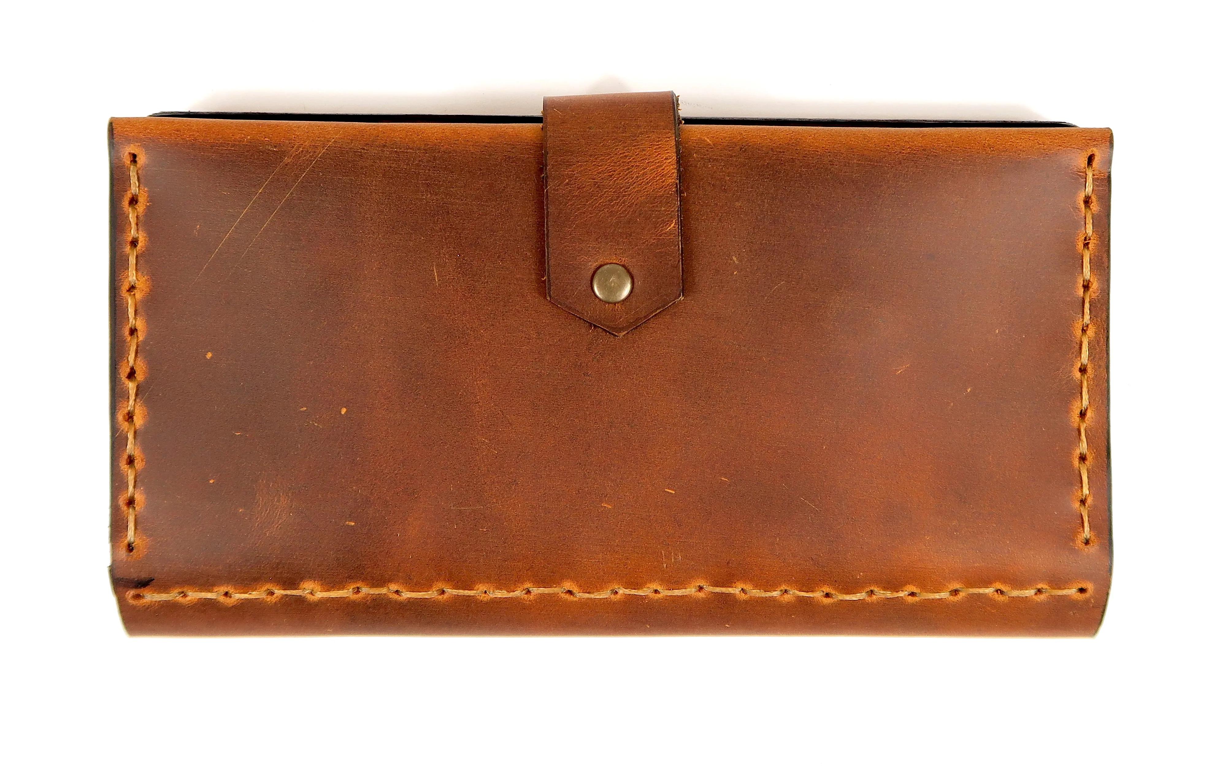 Handmade Leather Bi Fold Wallet
