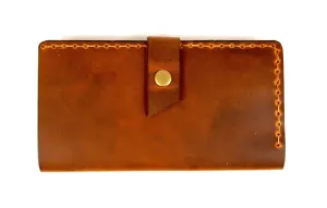 Handmade Leather Bi Fold Wallet