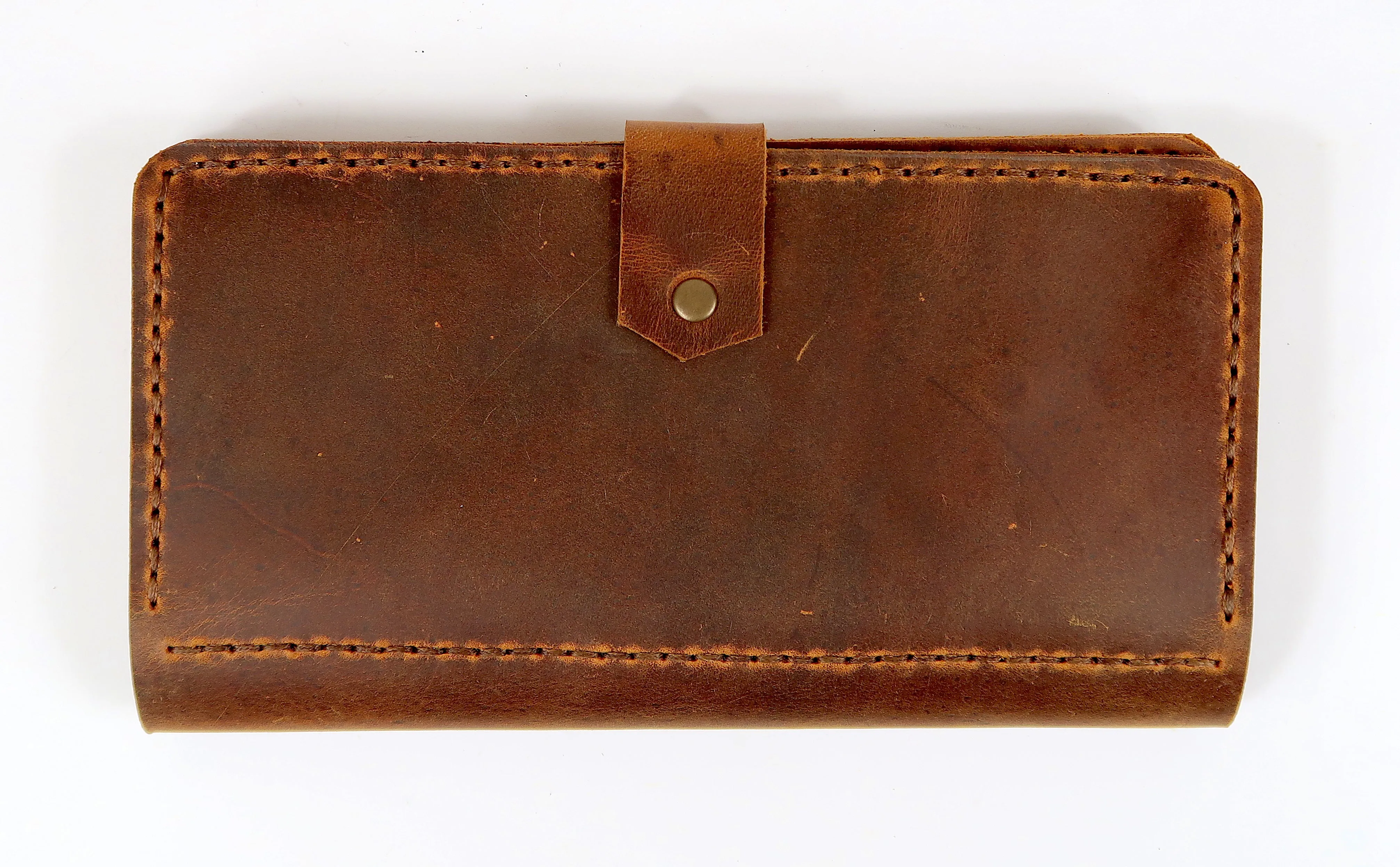 Handmade Leather Bi Fold Wallet