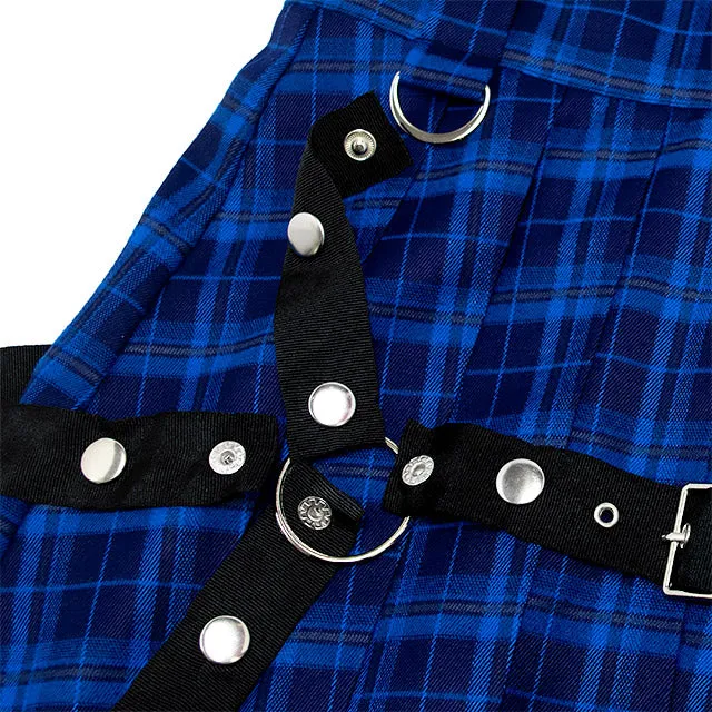 Harness Pleated Skirt
