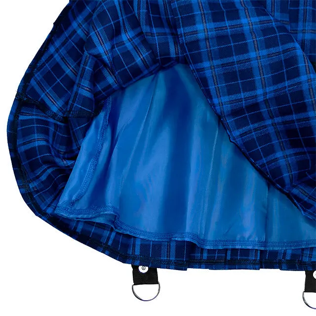 Harness Pleated Skirt