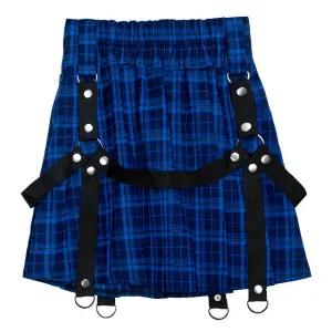 Harness Pleated Skirt