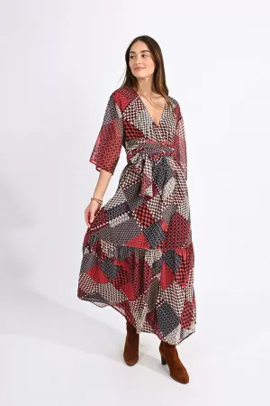 Harper Faux Wrap Dress