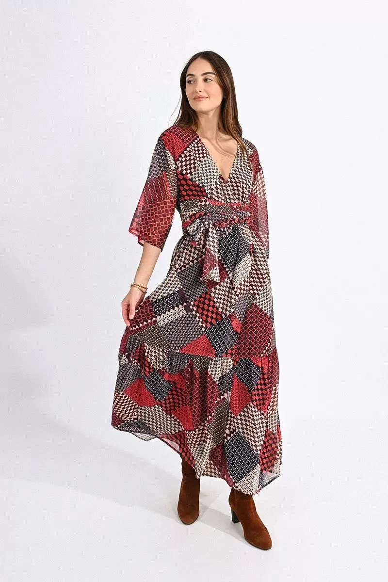 Harper Faux Wrap Dress
