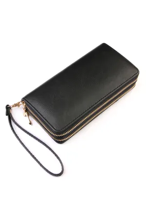 HDG2000 - DOUBLE ZIP AROUND WALLET