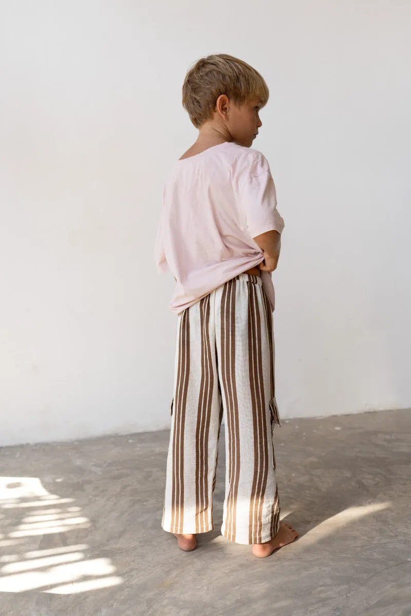 Hennie Pants - Cocoa Stripe
