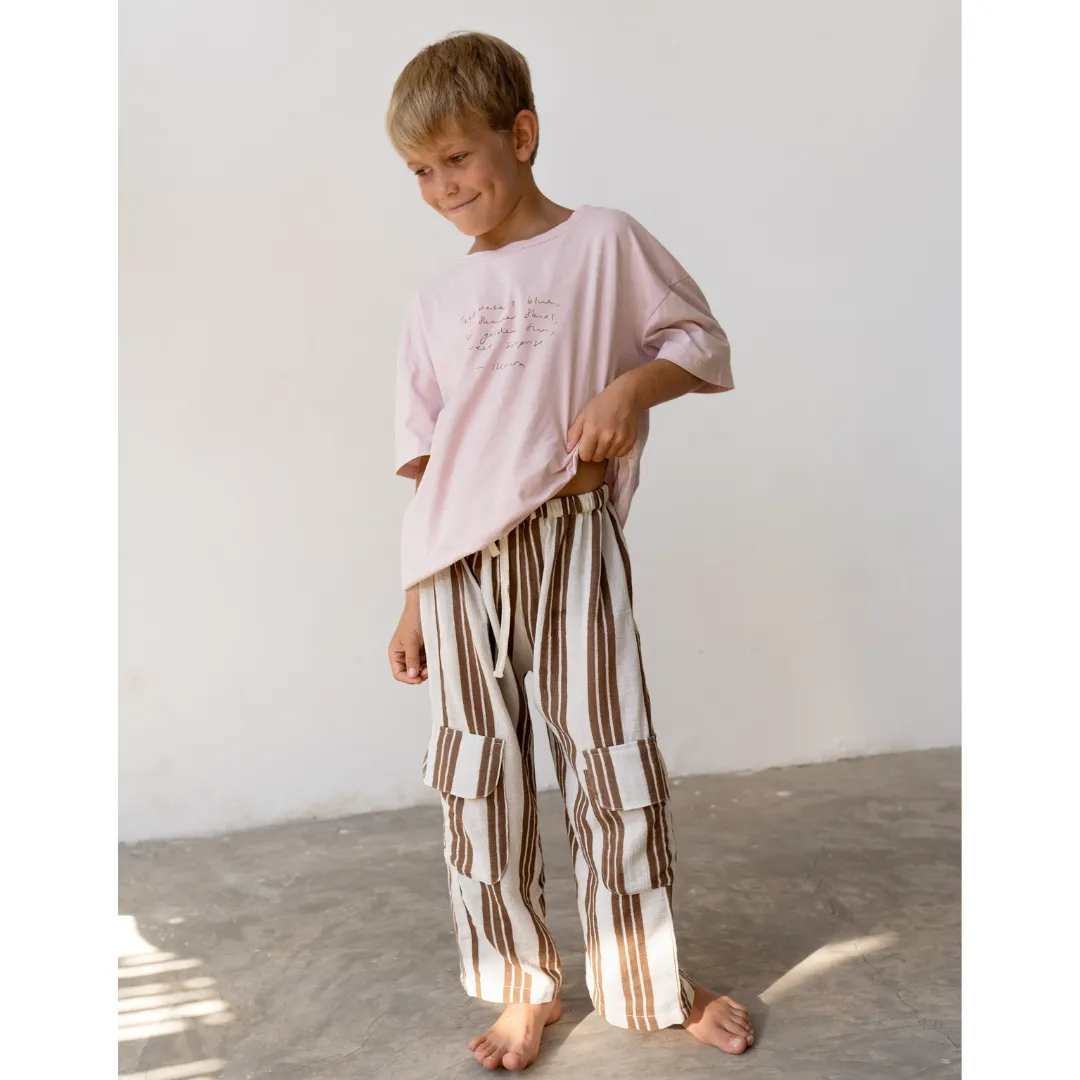 Hennie Pants - Cocoa Stripe