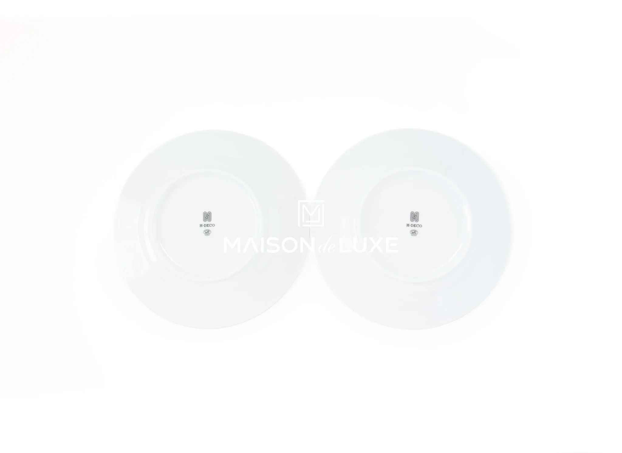 Hermes H Deco n°1 Dessert Plate - Two