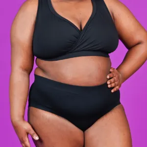 High Rise Briefs - Black