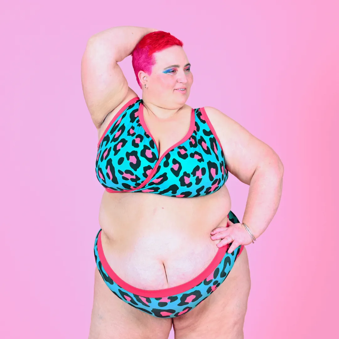 High Rise Briefs - Hot Leopard