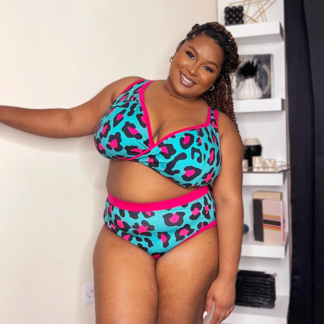 High Rise Briefs - Hot Leopard
