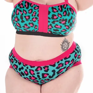 High Rise Briefs - Hot Leopard