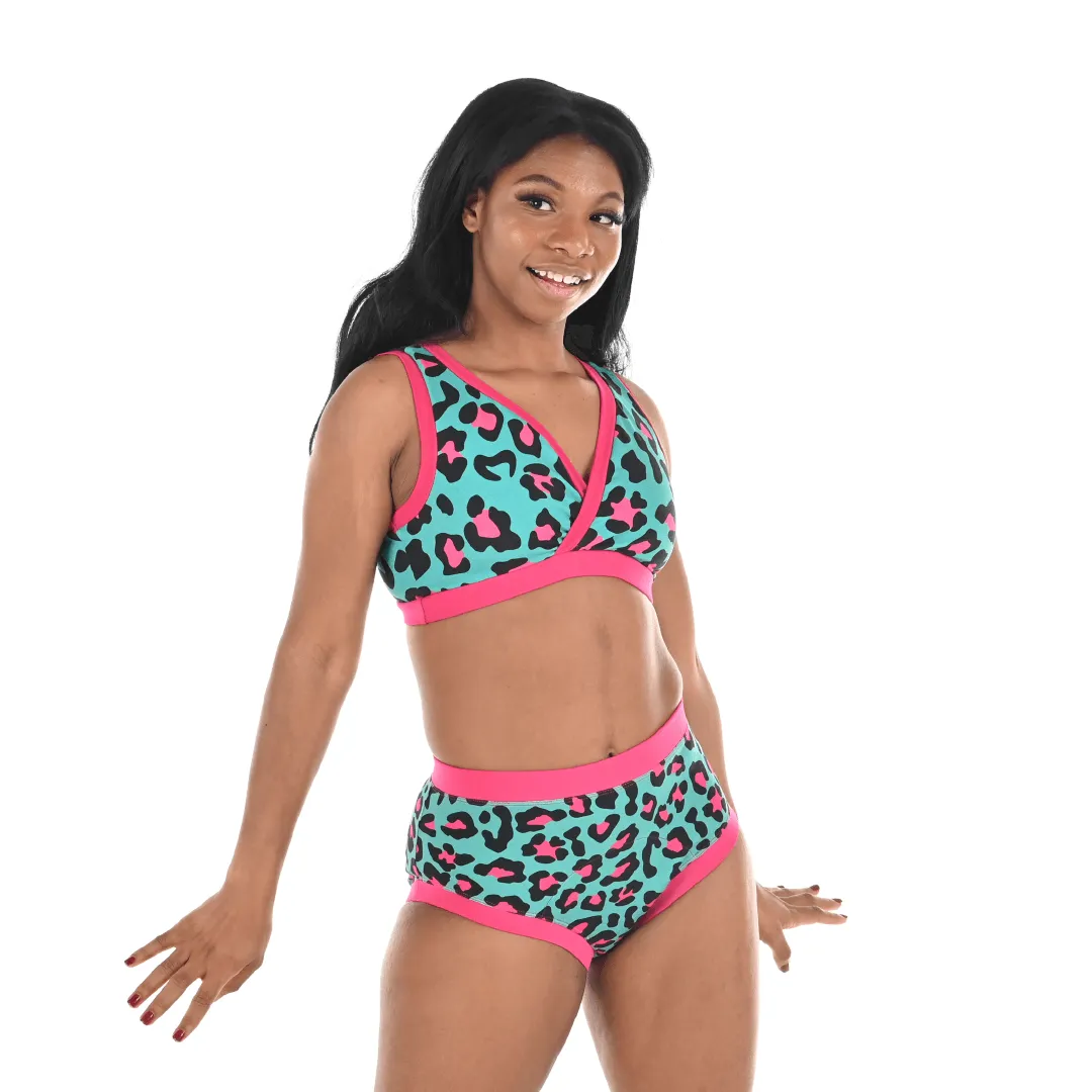 High Rise Briefs - Hot Leopard