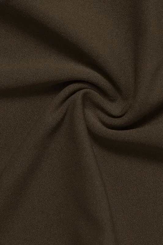 High-rise stretch flared pants