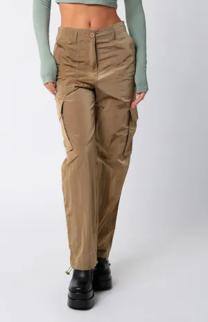 High Waisted Cargo Pants