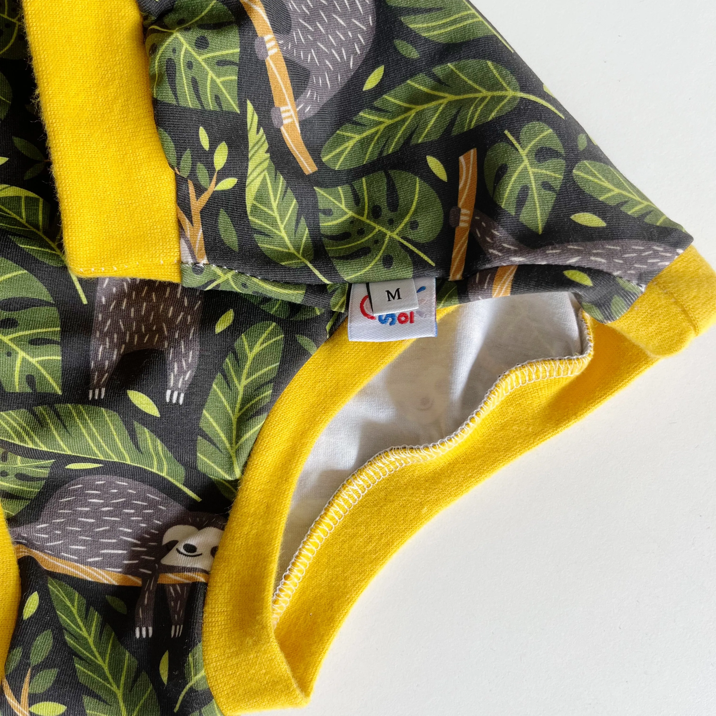 High Waisted Sloth Pants | Women's Knickers | Organic Cotton Underwear