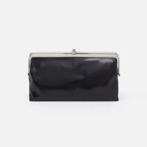 HOBO Lauren Clutch Wallet - Vintage Hide - Black