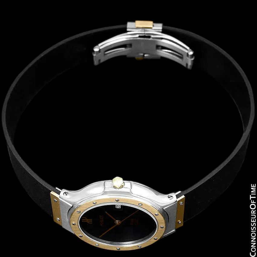 Hublot MDM Two-Tone Midsize Mens Watch - Stainless Steel and 18K Gold