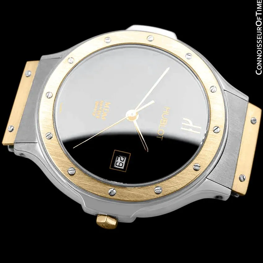 Hublot MDM Two-Tone Midsize Mens Watch - Stainless Steel and 18K Gold