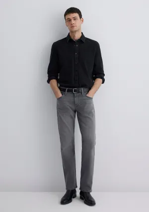 Hunter Light Grey Mavi Black Jean Pants
