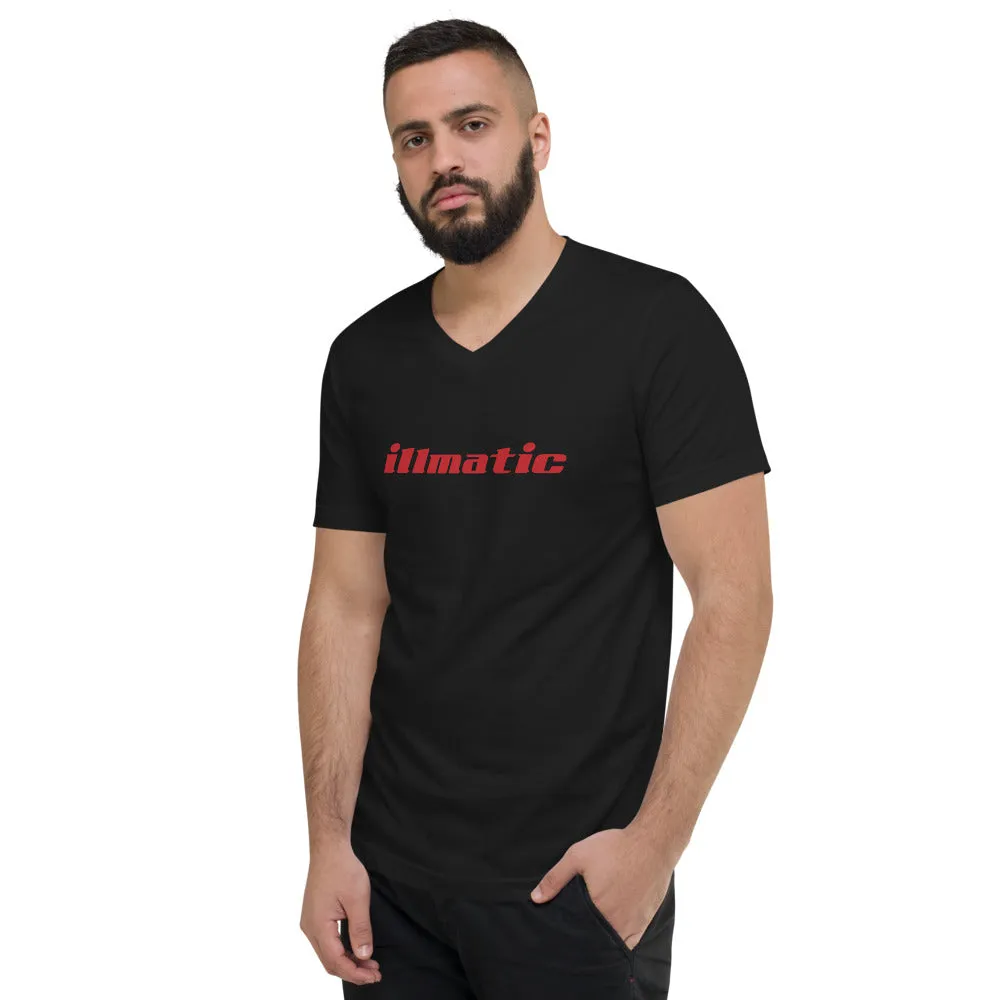 illmatic Mens Short Sleeve V-Neck T-Shirt